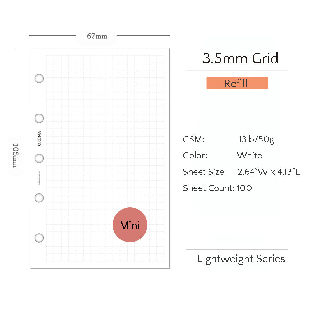 Mini Refills | Lightweight