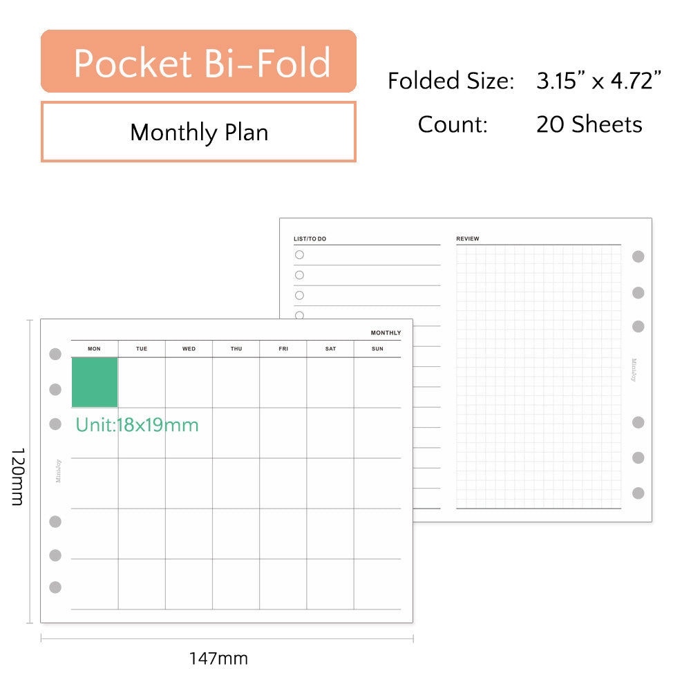 Pocket Refills | Monthly