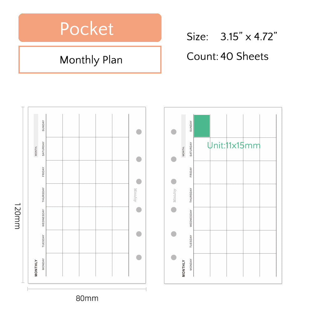 Pocket Refills | Monthly