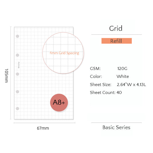 Mini/A8 Refills | Grid