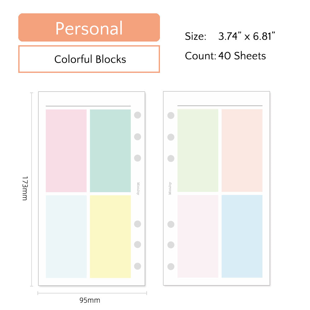 Personal Refills | Colorful