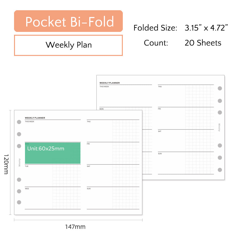 Pocket Refills | Weekly