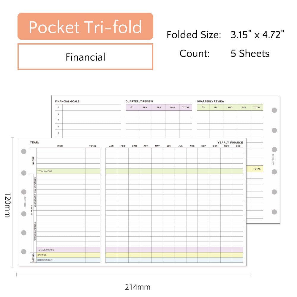 Pocket Refills | Yearly