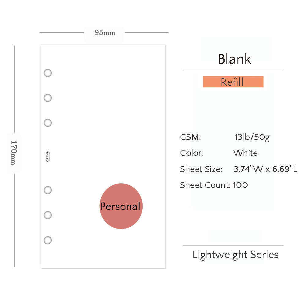 Personal Refills | Lightweight