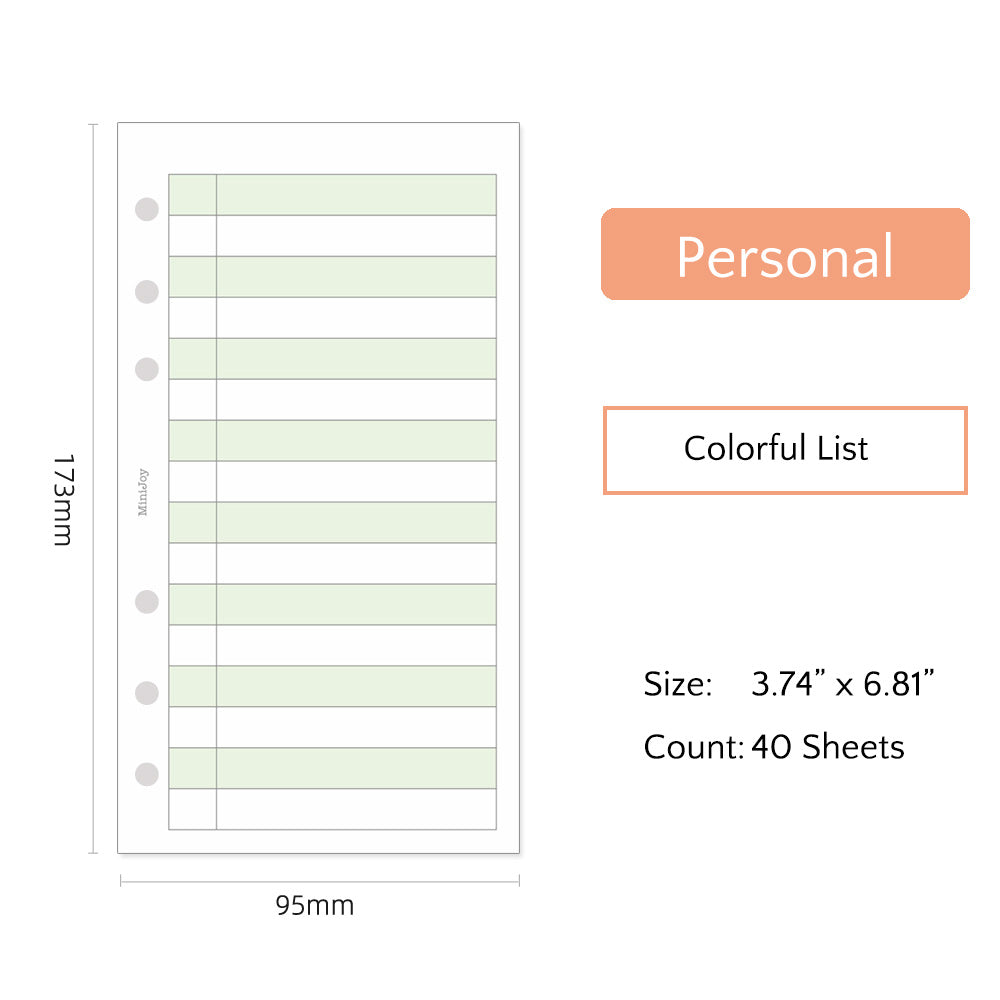 Personal Refills | Colorful