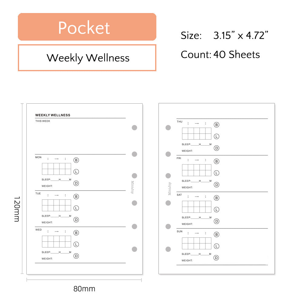 Pocket Refills | Weekly