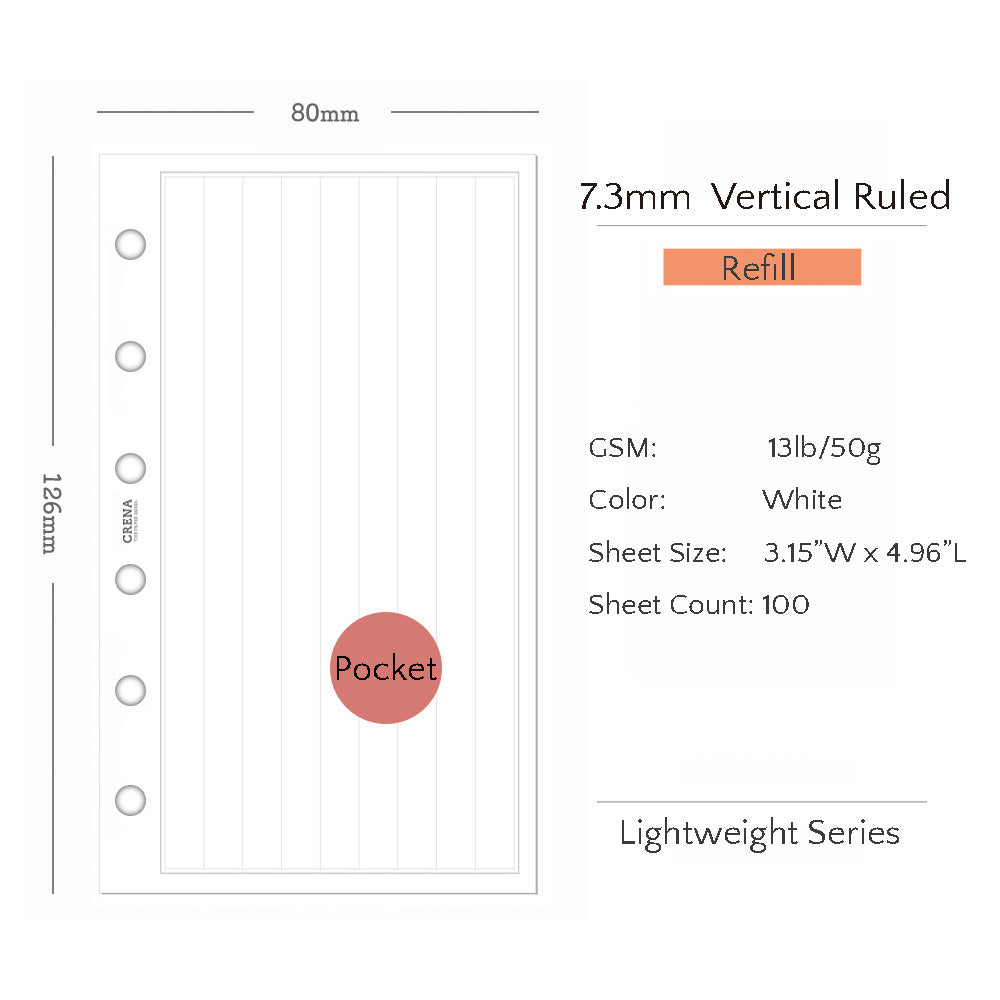 Pocket Refills | Lightweight